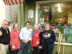 From left, Carl Balestracci, Jr., Ellen Ebert, Andrew Page, Shirley Girioni, and Katherine Frydenborg. Photo by Jack Kramer/The Courier